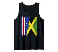 Demi Drapeau du Cap-Vert Jamaïque Débardeur