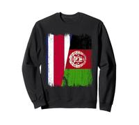 Demi Drapeau du Costa Rica Afghanistan Patrimoine Afghan du Costa Rica Sweatshirt