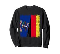 Demi-Drapeau du Dakota du Nord Allemagne - Dakotan du Nord - Patrimoine Sweatshirt