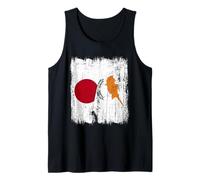 Demi-Drapeau du Japon Chypre - Patrimoine chypriote Japonais Débardeur