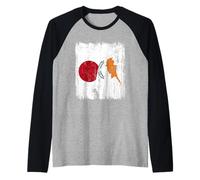 Demi-Drapeau du Japon Chypre - Patrimoine chypriote Japonais Manche Raglan