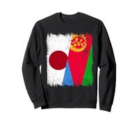 Demi-Drapeau du Japon Érythrée Patrimoine érythréen Japonais Sweatshirt