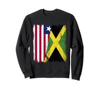 Demi-Drapeau du Liberia Jamaïque Patrimoine jamaïcain Sweatshirt