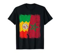 Demi Drapeau du Maroc Los Angeles - Patrimoine marocain T-Shirt
