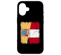 Demi-Drapeau du New Jersey Pérou Patrimoine péruvien Coque pour iPhone 16