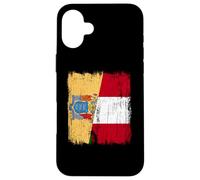 Demi-Drapeau du New Jersey Pérou Patrimoine péruvien Coque pour iPhone 16 Plus