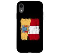 Demi-Drapeau du New Jersey Pérou Patrimoine péruvien Coque pour iPhone XR