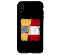 Demi-Drapeau du New Jersey Pérou Patrimoine péruvien Coque pour iPhone XS Max