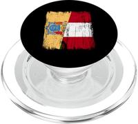 Demi-Drapeau du New Jersey Pérou Patrimoine péruvien PopSockets PopGrip pour MagSafe