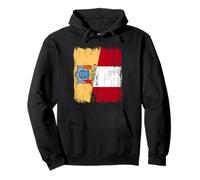 Demi-Drapeau du New Jersey Pérou Patrimoine péruvien Sweat à Capuche