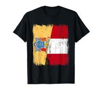 Demi-Drapeau du New Jersey Pérou Patrimoine péruvien T-Shirt