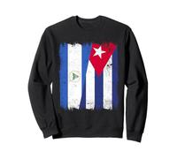 Demi-Drapeau du Nicaragua Cuba Patrimoine cubain du Nicaragua Sweatshirt