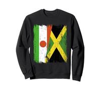 Demi-Drapeau du Niger Jamaïque Patrimoine jamaïcain Sweatshirt