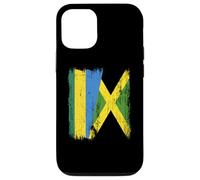 Demi-Drapeau du Rwanda Jamaïque Patrimoine jamaïcain Coque pour iPhone 12/12 Pro