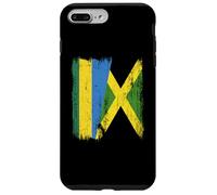 Demi-Drapeau du Rwanda Jamaïque Patrimoine jamaïcain Coque pour iPhone 7 Plus/8 Plus
