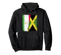 Demi-Drapeau du Tadjikistan Jamaïque Patrimoine jamaïcain tadjik Sweat à Capuche