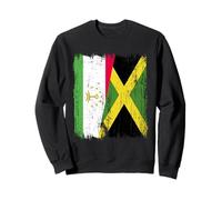Demi-Drapeau du Tadjikistan Jamaïque Patrimoine jamaïcain tadjik Sweatshirt