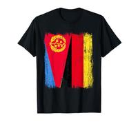 Demi Drapeau érythréen Allemand T-Shirt