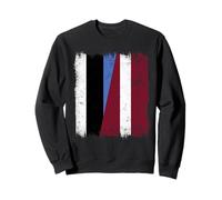 Demi-Drapeau Estonie Lettonie Patrimoine estonien Lettonie Sweatshirt