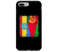 Demi-Drapeau Éthiopie Érythrée Patrimoine Éthiopien Coque pour iPhone 7 Plus/8 Plus