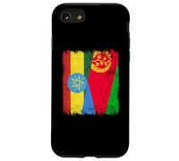 Demi-Drapeau Éthiopie Érythrée Patrimoine Éthiopien Coque pour iPhone SE (2020) / 7/8