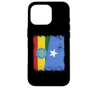 Demi-Drapeau Ethiopie Somalie Fierté somalienne éthiopienne Coque pour iPhone 16 Pro