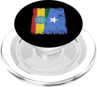 Demi-Drapeau Ethiopie Somalie Fierté somalienne éthiopienne PopSockets PopGrip pour MagSafe