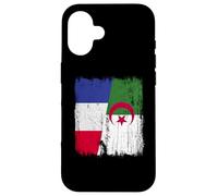 Demi-Drapeau France Algérie Patrimoine algérien français Coque pour iPhone 16