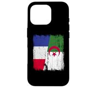 Demi-Drapeau France Algérie Patrimoine algérien français Coque pour iPhone 16 Pro