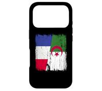 Demi-Drapeau France Algérie Patrimoine algérien français Coque pour iPhone 17 Pro