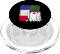 Demi-Drapeau France Algérie Patrimoine algérien français PopSockets PopGrip pour MagSafe