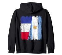 Demi-drapeau France Argentine Racines Argentines Sweat à Capuche