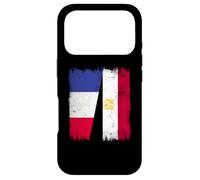 Demi-Drapeau France Egypte Patrimoine égyptien français Coque pour iPhone 17 Pro