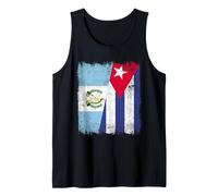 Demi Drapeau guatémaltèque cubain Patrimoine cubain du Guatemala Débardeur