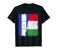 Demi-drapeau Honduras Italie Fière fière du Honduras Italian Pride T-Shirt