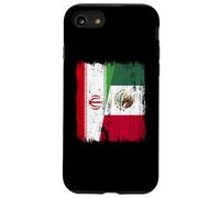Demi-Drapeau Iran Mexique Patrimoine iranien Mexicain Coque pour iPhone SE (2020) / 7/8