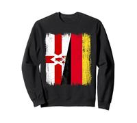 Demi Drapeau Irlande du Nord Allemagne Sweatshirt