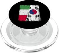 Demi-Drapeau Italien Corée du Sud Patrimoine sud-coréen PopSockets PopGrip pour MagSafe