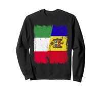 Demi-Drapeau Italien de la Moldavie - Patrimoine moldave Italien Sweatshirt