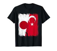 Demi-Drapeau Japonais Turquie Turquie T-Shirt