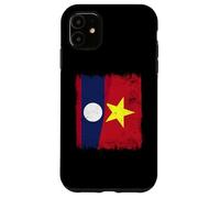 Demi-Drapeau Laos Vietnam Histoire du Vietnam Coque pour iPhone 11