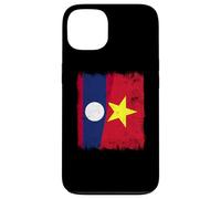 Demi-Drapeau Laos Vietnam Histoire du Vietnam Coque pour iPhone 13