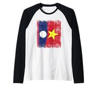 Demi-Drapeau Laos Vietnam Histoire du Vietnam Manche Raglan