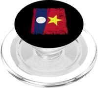 Demi-Drapeau Laos Vietnam Histoire du Vietnam PopSockets PopGrip pour MagSafe