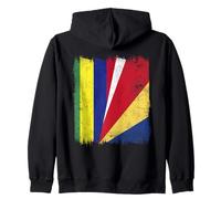 Demi-Drapeau Maurice Seychelles Fierté des Seychelles Sweat à Capuche
