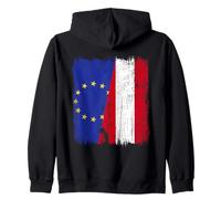 Demi-Drapeau OTAN Autriche Union européenne Patrimoine autrichien Sweat à Capuche