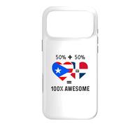 Demi Drapeau portoricain moitié dominicain Boricua Domis PR RD Coque pour iPhone 17 Pro Max