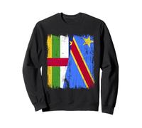 Demi drapeau République centrafricaine du Congo Sweatshirt