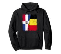 Demi drapeau République dominicaine belge Sweat à Capuche