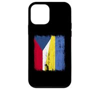 Demi-Drapeau République tchèque Ukraine Patrimoine tchèque ukrainien Coque pour iPhone 12 Mini